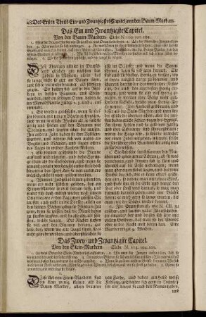 Das Zwey- und Zwantzigste Capitel. Von den Stein-Mardern