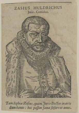 Bildnis des Ulrich Zasius?