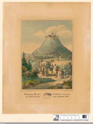Kreuzzug Kaiser Friedrich I. (Barbarossa) von Hohenstaufen nach Jerusalem 1189