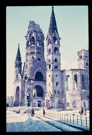 Dia-Sammlung Rolf Goetze Kasten 12 Rings um die Gedächtniskirche (80er Jahre)