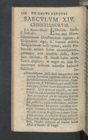 Saeculum XIV. Christianorum.