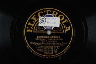 Lohengrins Abschied : ("Lohengrin") / (Richard Wagner)