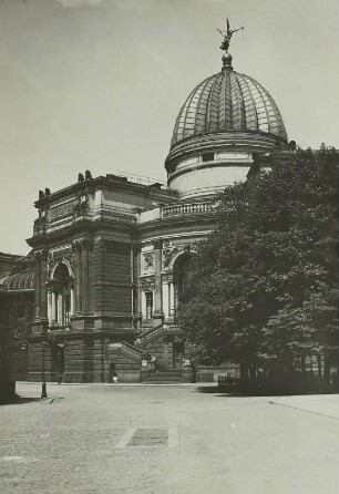 Dresden, Lipsiusbau : Dresden, Salzgasse, Lipsiusbau, Kunstakademie