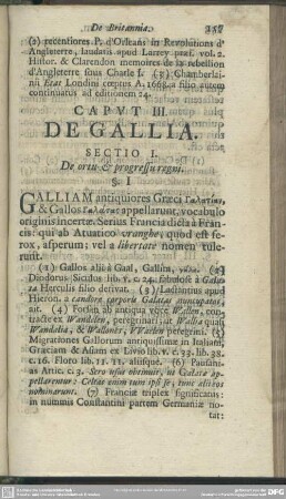 Caput III. De Gallia