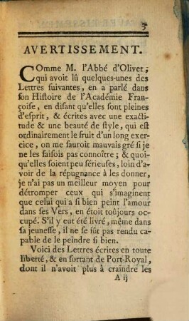 Lettres de Racine et mémoires sur sa vie, 1