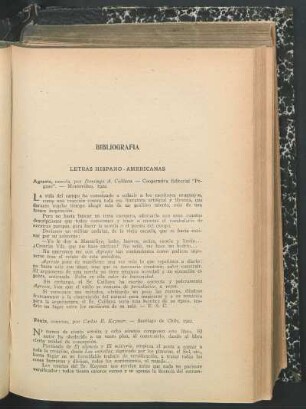 Letras hispano-americanas
