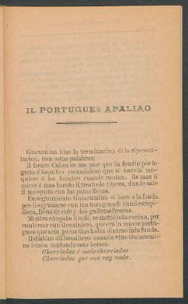 Il portugues apaliao