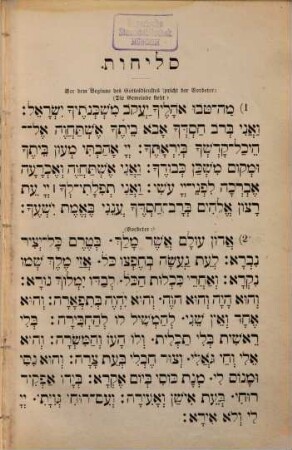 Israelitische Gebetordnung. : Unter Zugrundelegung des Dr. Maier'schen Gebetbuches zu Gebrauche der israelitischen Gemeinde in München hrsg. in zwei Bänden, 2. Seliḥot u-tefilot le-Rosh ha-shanah ṿe-Yom kipur