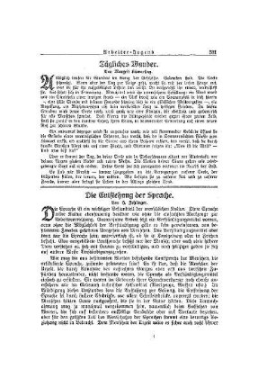 Die Entstehung der Sprache