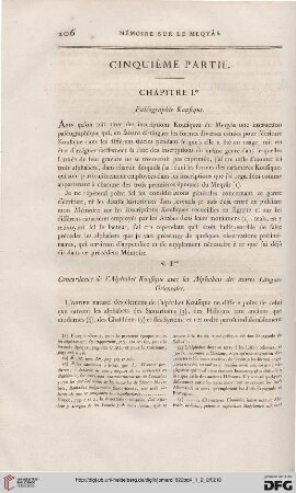 Cinquième partie