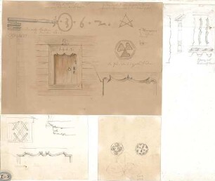 Lange, Ludwig; Lange - Archiv: X.3 Holzbauten - Details