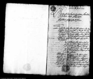 Klagesache des Bürgermeisters und des Rats von Zerbst gegen den Kammerkonsulenten und fiskalischen Advokaten Johann Andreas Ritter