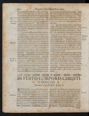 In Festo Corporis Christi