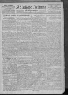 Kölnische Zeitung. 1803-1945