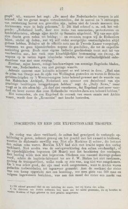 Inscheping en reis der expeditionaire troepen