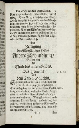 Der Zerlegung des Menschlichen Leibes Andere Abhandlung / Stellet vor die Theile des untern Leibes