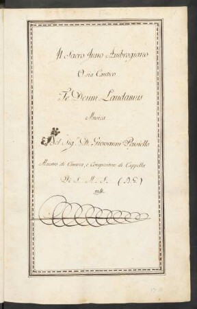 Te Deum; V (5), Coro (2), orch, org; B-Dur; R 6.01