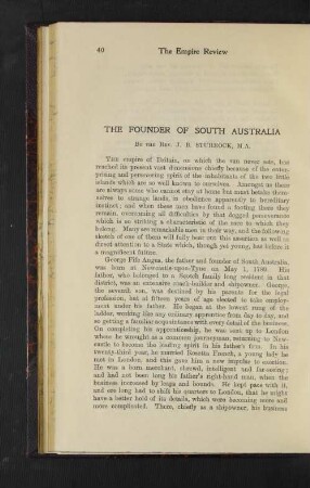 The Founder of South Australia.