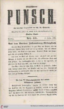 Nro. 43 (17. Octbr. 1852)