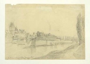 Ulm von Süden. Teilansicht. 1819