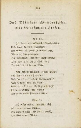 Das Blümlein Wunderschön.