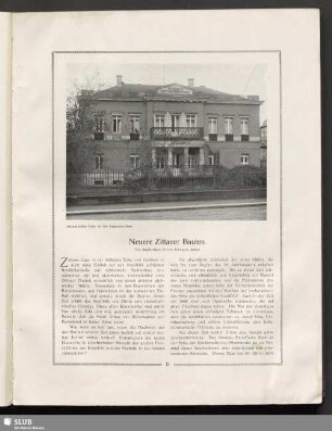 Neuere Zittauer Bauten