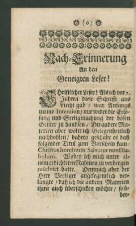 Nach-Erinnerung