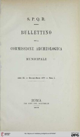 Nr. 1 (Gennaio-Marzo 1875)