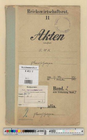 Plenarsitzungen.- Gesetzesänderungsanträge und Arbeitsberichte der Ausschüsse, Tagesordnungen: Bd. 2