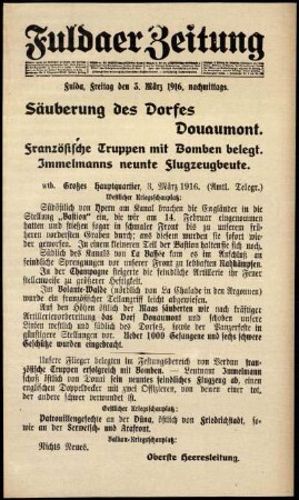 Ausgabe vom Freitag, den 03. März 1916.