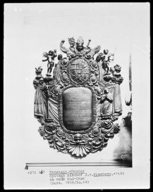 Epitaph des Bischofs J. von Prasberg