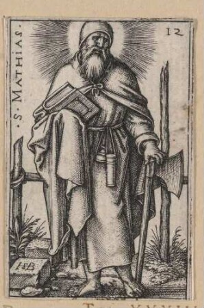 Apostel Matthias, aus der Folge der zwölf Apostel