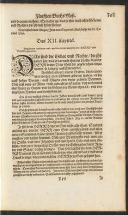 Das XII. Capittel.