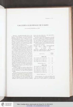 Monografia sulla galleria Elicoidale di Varzo