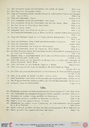 Glas (Nr. 200-226)