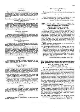 Hinterbliebenenbezüge (Witwen- und Waisengeld) gefallener oder verstorbener Studienassessoren : [Amtliche Erlasse] ; [Amtlicher Teil]