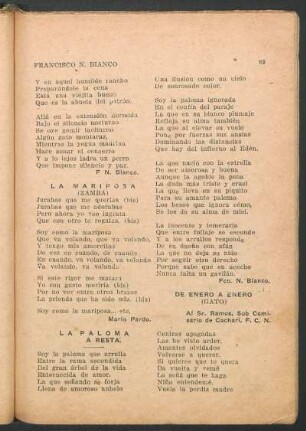La mariposa : (Zamba)