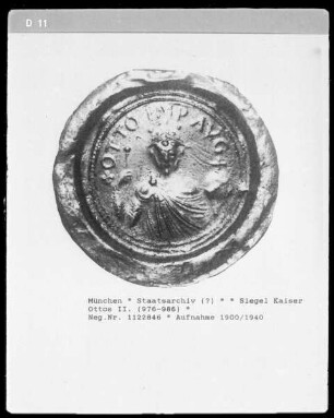 Siegel Kaiser Ottos II. (976-986)