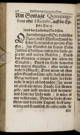 Am Sontage Quinquagesimæ [...]