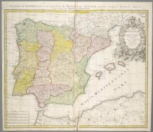 Regnorum Hispaniae et Portugalliae Tabula generalis