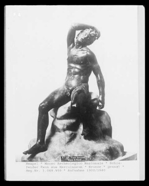 Schlafender Faun aus Herculaneum