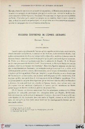 21: Figurines égyptiennes de l'époque archai͏̈que