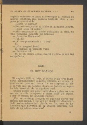 XXIII - El rey blanco