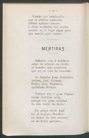 Mentiras