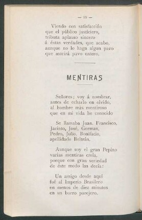 Mentiras