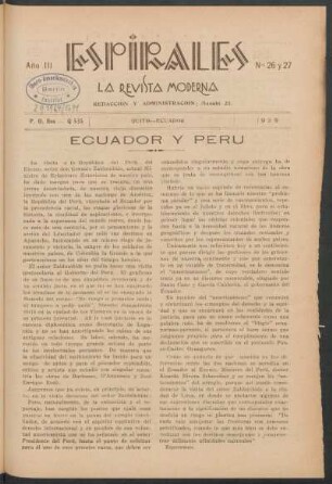 Ecuador y Perú