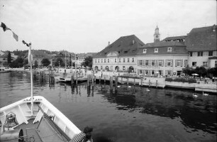 Überlingen: Vom Schiff auf Anlegeplatz, näher, ohne Münsterturm