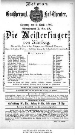 Die Meistersinger von Nürnberg