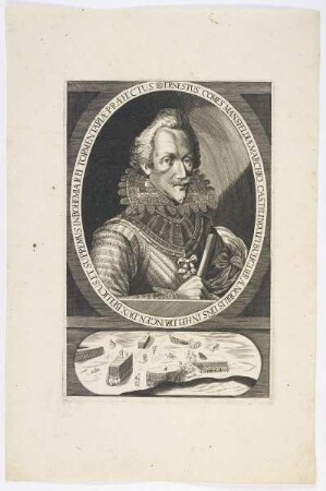 Bildnis des Ernestus, Graf von Mansfeldia