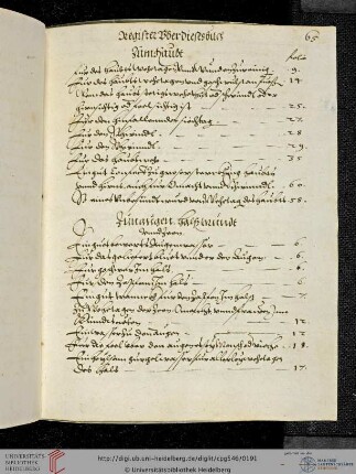 Register nach Sachbetreffen